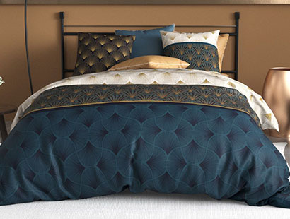 Parure de lit percale 71 fils Opale 